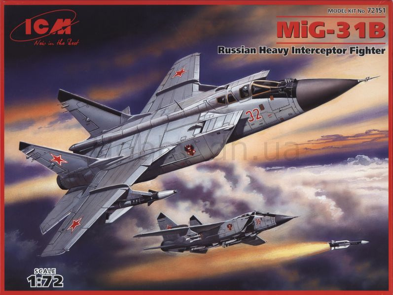 Каталог 72151 Cборная модель МИГ-31 MIG-31 Foxhound 1:72 от магазина ...