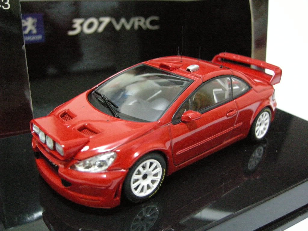 Купить Коллекционная модель Пежо PEUGEOT 307 WRC 2005 PLAIN BODY VERSION  (RED) 1/43 от магазина Масштаб - Магазин МасШтаб