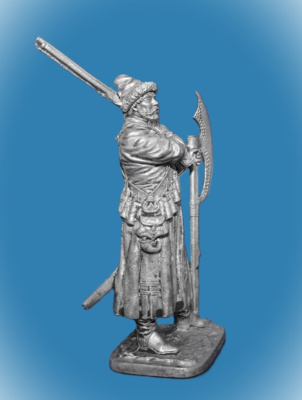 Картинка 200. Оловянный солдатик Московский стрелец, 17 в, 54мм  от магазина Масштаб