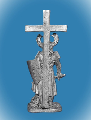 Картинка 310 Тевтонский рыцарь, крестоносец. 13 век, 54 мм  от магазина Масштаб