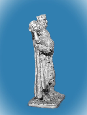 Картинка 320.Оловянный солдатик Король Тироль фон Шоттен, 13 век, 54 мм  от магазина Масштаб