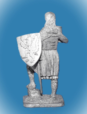 Картинка 217. Оловянный солдатик Тевтонский рыцарь, 13 в, 54мм  от магазина Масштаб