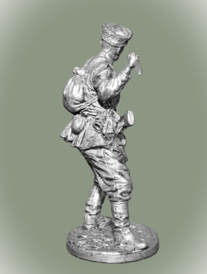 Картинка WWII-074 Казак 9-ой Пластунской стрелковой дивизии, 1943-45 гг, 54 мм  от магазина Масштаб