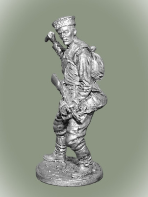Картинка WWII-074 Казак 9-ой Пластунской стрелковой дивизии, 1943-45 гг, 54 мм  от магазина Масштаб