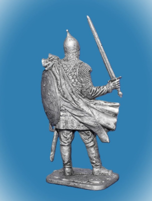 Картинка 231. Оловянный солдатик Оловянный солдатик Русский воин, 14 в, 54мм  от магазина Масштаб