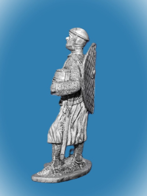 Картинка 101. Оловянный солдатик Европейский рыцарь, 13 век, 54мм  от магазина Масштаб