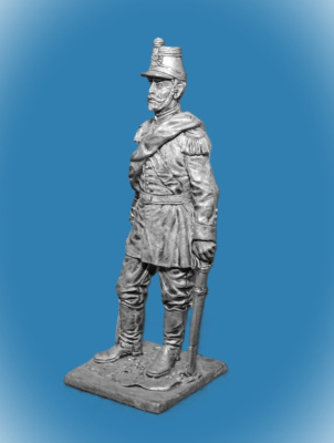 Картинка 067. Оловянный солдатик Офицер линейной пехоты. Италия, 1849г., 54мм  от магазина Масштаб