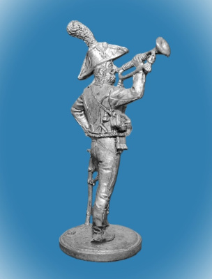 Картинка NAP-009 Оловянный солдатик Трубач полка дромадеров.Франция 1801-02 г., 54мм  от магазина Масштаб