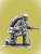 Картинка P-036 Боец – вожатый РККА с собакой - истребителем танков 1941-1943 гг., 54 мм, металл  от магазина Масштаб