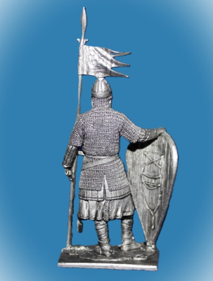 Картинка 185. Оловянный солдатик Нормандский рыцарь, 2-я пол. 11 в, 54мм  от магазина Масштаб