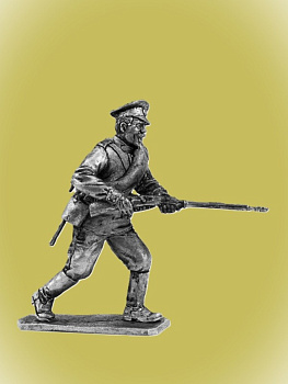 Картинка P-038 Рядовой Русской Армии, 1914-1918, 54 мм, металл  от магазина Масштаб