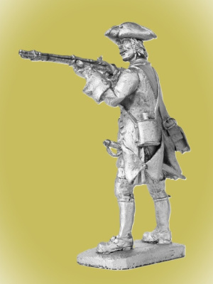 Картинка P-247 Пикинер Смоленского пехотного полка, 1715 г., 54мм  от магазина Масштаб