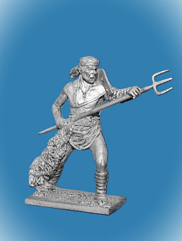 Картинка 224. Оловянный солдатик Римский гладиатор-ретиарий, 1-3 в, 54мм  от магазина Масштаб