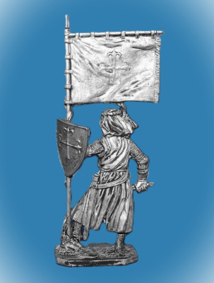 Картинка 146. Оловянный солдатик Рыцарь Ордена Калатравы. Испания, 13 в, 54мм  от магазина Масштаб