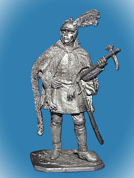 Картинка 260. Оловянный солдатик Польский гусарский товарищ, 1600-20 гг., 54мм  от магазина Масштаб