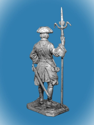Картинка 279. Оловянный солдатик Петровский артиллерист, 54 мм  от магазина Масштаб