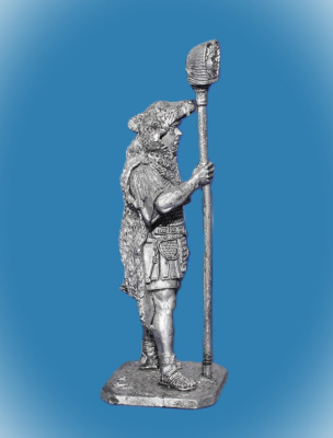 Картинка 271. Оловянный солдатик Римский имагинифер, 1-2 век н.з.., 54 мм  от магазина Масштаб