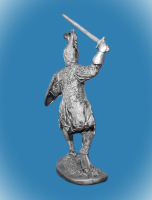 Картинка 016. Оловянный солдатик Бургундский рыцарь Робер де Мамин, нач. 15 века  от магазина Масштаб