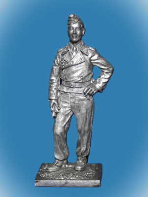 Картинка 188. Оловянный солдатик Фельдфебель танковых войск, Германия 1939-1945, 54мм  от магазина Масштаб