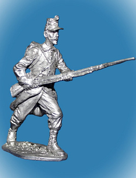 Картинка 084. Оловянный солдатик Рядовой пехотного полка. Италия, 1859 г., 54мм  от магазина Масштаб