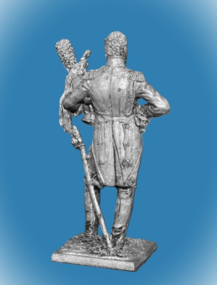 Картинка 144. Оловянный солдатик Полковник драгунского полка 1808-14 Франция, 54мм  от магазина Масштаб