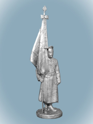 Картинка EK-75-24 Знаменосец-подпрапорщик195 пехотного Оровайскогополка, 1916г., 75 мм  от магазина Масштаб