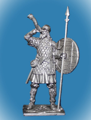 Картинка 192. Оловянный солдатик Викинг, 9-10 вв., 54мм  от магазина Масштаб