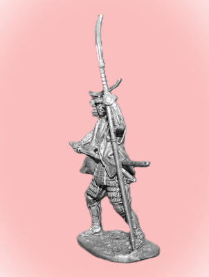 Картинка 123. Оловянный солдатик Самурай, 1600 год, 54мм  от магазина Масштаб