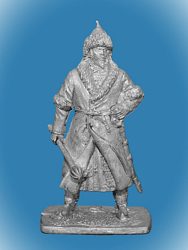 Картинка Horde-03 Оловянный солдатик Монгольский воин с палицей, 13 век, 54 мм.  от магазина Масштаб