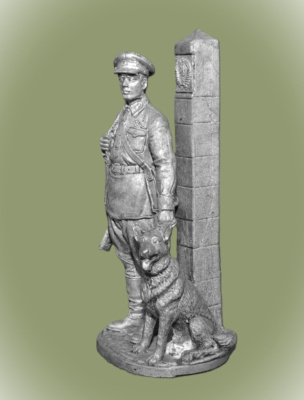 Картинка WWII-023 Оловянная миниатюра Пограничник,1941 год. СССР  54 мм.  от магазина Масштаб