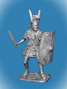 Картинка 077. Оловянный солдатик Римский центурион, нач. 1 века н.э., 54мм  от магазина Масштаб