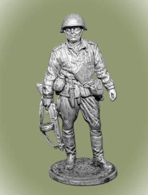 Картинка WWII-001 Оловянный солдатик Старший сержант пехоты Красной армии, 1943-45 гг. СССР, 54 мм.  от магазина Масштаб