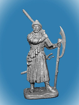 Картинка 200. Оловянный солдатик Московский стрелец, 17 в, 54мм  от магазина Масштаб