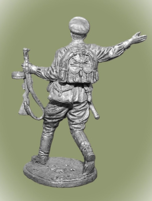Картинка WWII-031 Старший сержант пехоты РККА. 1941-43 гг. СССР  54 мм.  от магазина Масштаб