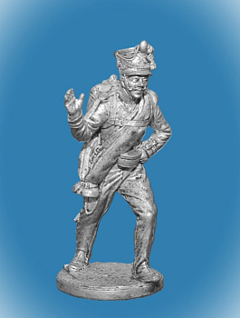 Картинка NAP-044 Бомбардир (4 номер) армейской пешей артиллерии. Россия, 1809-14 гг.. 54 мм  от магазина Масштаб