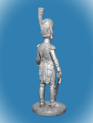 Картинка NAP-033 Оловянный солдатик Офицер гвардейских гренадеров Вестфалия 1809-10 гг., 54мм  от магазина Масштаб