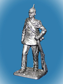 Картинка 126. Оловянный солдатик Австрийский жандарм 1859, 54мм  от магазина Масштаб