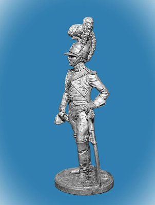 Картинка NAP-032 Оловянный солдатик Ряд.1-й роты (Милан) Почетной королевской гвардии Италия 1811-12 гг.  от магазина Масштаб