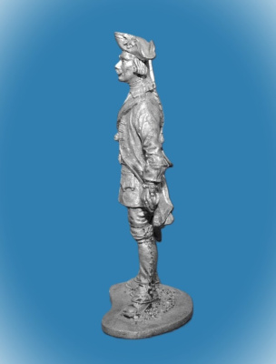 Картинка 026. Оловянный солдатик Фузелёр армейской пехоты. Россия, 1732-42 гг., 54мм  от магазина Масштаб