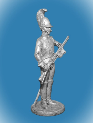 Картинка NAP-101 Оловянный солдатик Рядовой Лейб-кирасирского полка. Россия, 1810-11гг., 54 мм  от магазина Масштаб