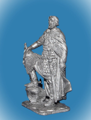 Картинка 350 Оловянный солдатик Князь Мстислав Удатный (? - 1228г.), 54 мм  от магазина Масштаб