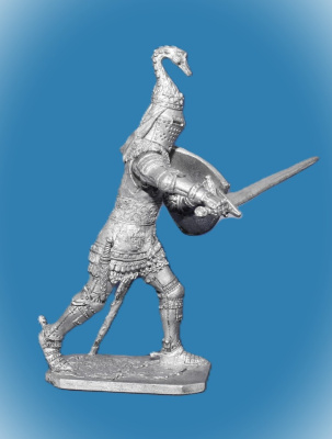 Картинка 105. Оловянный солдатик Томас де Бошам, граф Уорвик. Англия, 14 в., 54мм  от магазина Масштаб