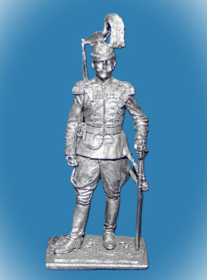 Картинка 151. Оловянный солдатик Полковник Л.-гв. Уланского полка. Россия, 1910-14 гг., 54мм  от магазина Масштаб