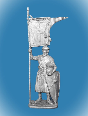 Картинка 225. Оловянный солдатик Рыцарь Ордена меченосцев, 1202-1237 гг., 54мм  от магазина Масштаб