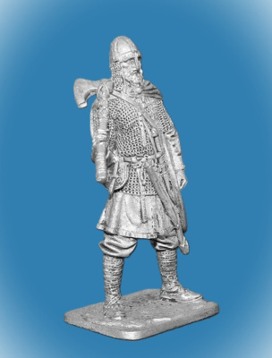 Картинка 297. Оловянный солдатик Трувор-брат Рюрика, правитель в Изборске 862 г., 54 мм  от магазина Масштаб