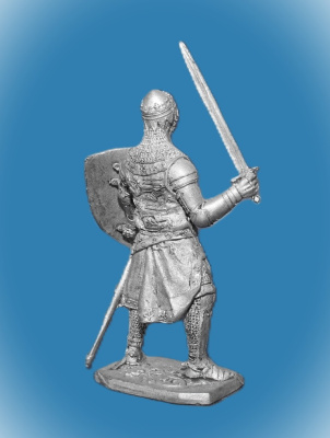 Картинка 096. Оловянный солдатик Джон Плантагенет, граф Корнуолл. Англия, 1316-36 гг., 54мм  от магазина Масштаб