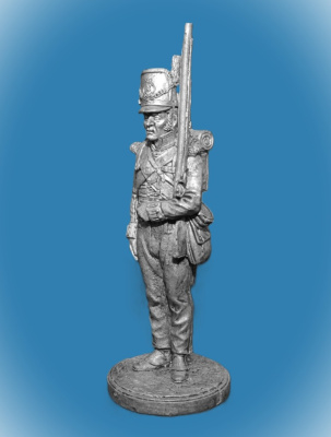 Картинка NAP-031 Оловянный солдатик Ряд.батальонной роты 44-го Вост.-Эссекского плк. Великобрт. 1812-15 гг  от магазина Масштаб