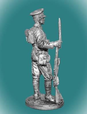 Картинка WWI -2 Оловянный солдатик Английский пехотинец. Первая Мировая война, 54мм  от магазина Масштаб