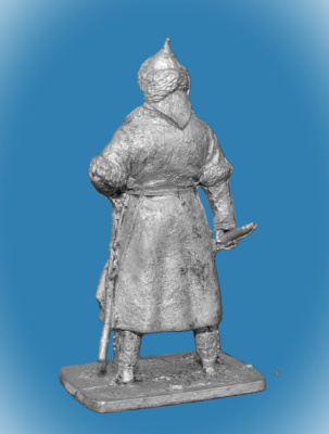 Картинка Horde-03 Оловянный солдатик Монгольский воин с палицей, 13 век, 54 мм.  от магазина Масштаб