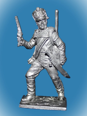 Картинка 245. Оловянный солдатик Рядовой пионерного полка. Россия, 1809-12 гг., 54мм  от магазина Масштаб